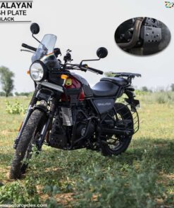 Black Bash Plate for Himalayan BS6