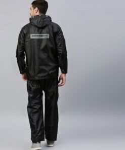 Black Raincoat for Men