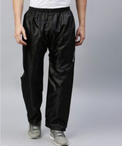 Windy Black Raincoat for Mens