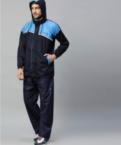 Blue Hues Stylish Raincoat for Mens