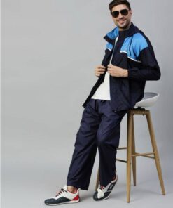 Blue Hues Stylish Raincoat for Mens