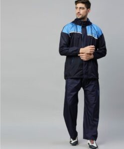 Blue Hues Stylish Raincoat for Mens