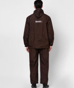 Deep Brown Raincoat Set for Mens