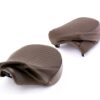 Brown Pleated Seat Cover for Meteor 350