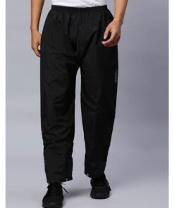 Foliage Black Stylish Raincoat for Mens