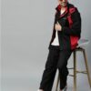 Go Hike Black Red Stylish Raincoat Set for Men