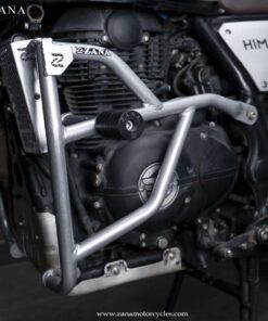 Silver Leg Guard with Slider Himalayan BS6