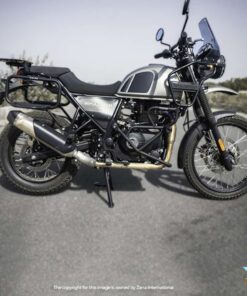 Leg Guard with Slider Matt Black for Himalayan BS6