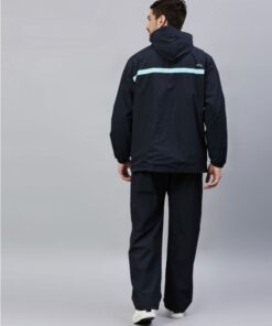Navy and Blue Color Rain Coat Set for Men