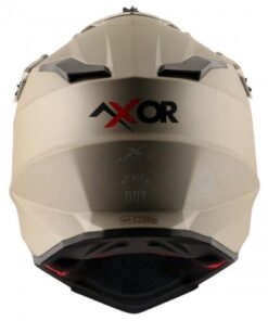 Off Road Helmet Glossy Nickel Red