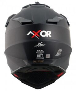 Off Road Helmet Matt Black Red