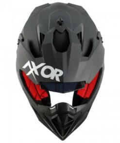 Off Road Helmet Matt Black Red