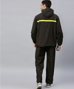 Olive & Lime Color Rain Coat Set for Men