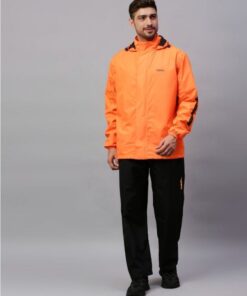 Orange Stylish Raincoat for Mens