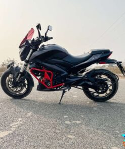 Red Crash Guard with Slider for Dominar 400