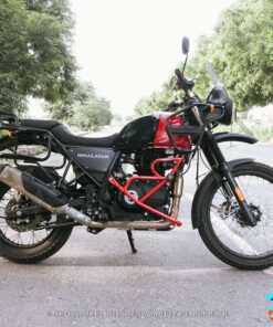 Red Leg Guard with Slider Himalayan BS6
