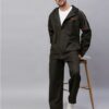 Reversible Olive Color Raincoat Set for Men