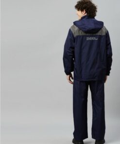 Ridersuit Navy Blue Stylish Raincoat Set for Men