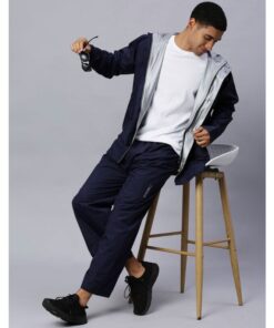 Royal Blue Stylish Raincoat for Mens