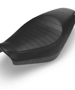 Black Pleated Seat Covers for New Classic 350