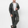 Windy Grey Raincoat for Mens
