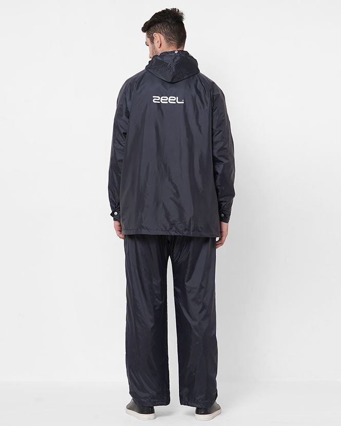 Buy Windy Royal Blue Raincoat for Mens (Jacket+Pant)- Zeel