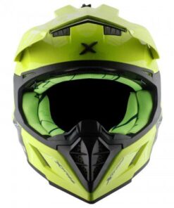Off Road Helmet Glossy Neon Yellow Green