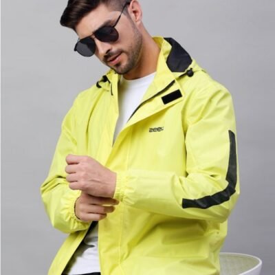 Yellow Stylish Raincoat for Mens