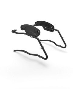 Black Long Haul Pannier Rails for Super Meteor 650