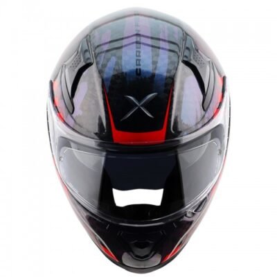 Axor Apex Carbon Big Checks Glossy Carbon Red Helmet