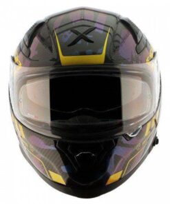 Apex Carbon SC Glossy Carbon Neon Yellow Helmet