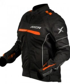 Axor Black Orange Diva Bike Riding Jacket