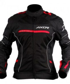 Axor Black Red Diva Bike Riding Jacket