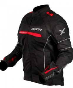 Black Red Diva Bike Riding Jacket 