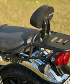 BLACK TOP RACK WITH PLATE FOR CB350 HNESS