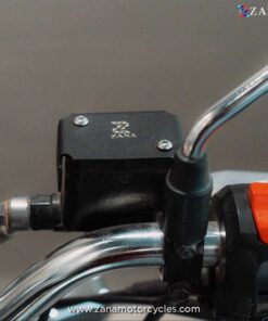 Black Front Fluid Reservoir Cover for Himalayan BS6