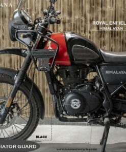 Black Half Radiator Guard for Himalayan BS3-BS4 and BS6