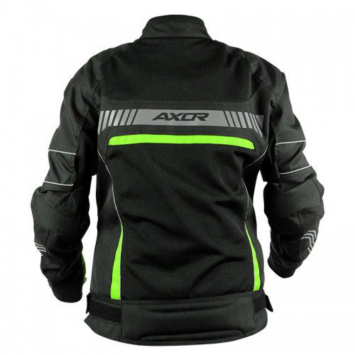 Buy Axor Black Neon Yellow Diva Bike Riding Jacket Online