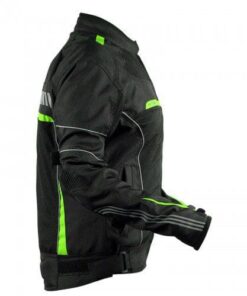 Black Neon Yellow Diva Bike Riding Jacket