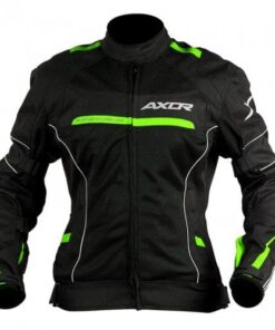 Black Neon Yellow Diva Bike Riding Jacket