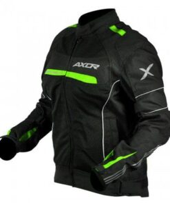 Black Neon Yellow Diva Bike Riding Jacket