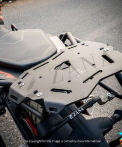 Black Top Rack with Plate T-2 for KTM Duke 125 (2019-22)