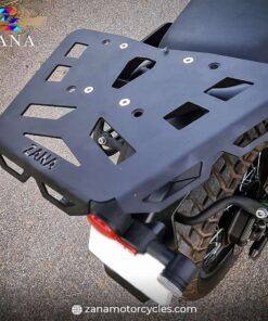 Black Top Rack Plate for Yezdi Adventure