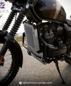 Yezdi Adventure Leg Guard with Slider Black