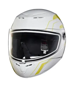 Camo Printed Full Face Helmet Gloss White