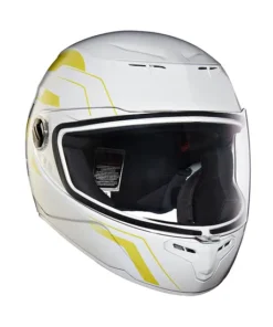 Camo Printed Full Face Helmet Gloss White