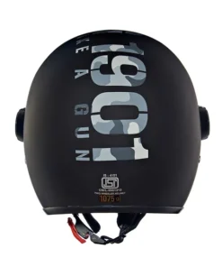 RE Coopter Camo Printed MLG Open Face Helmet Matt Black