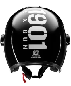 Copter Face Long Visior Helmet Gloss Black