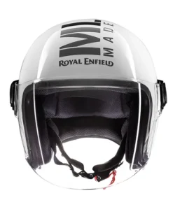 Copter Face Long Visior Helmet Glossy White