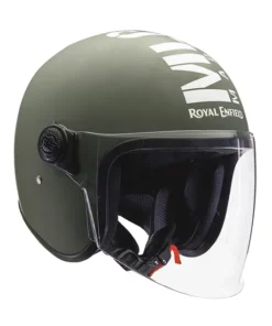 Copter Face Long Visior Helmet Matt Battle Green